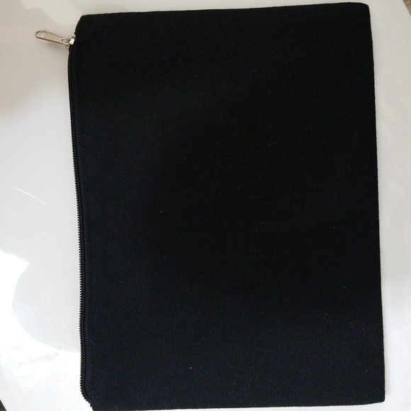 Cosmetic bag black and pink - Picture 2 of 3